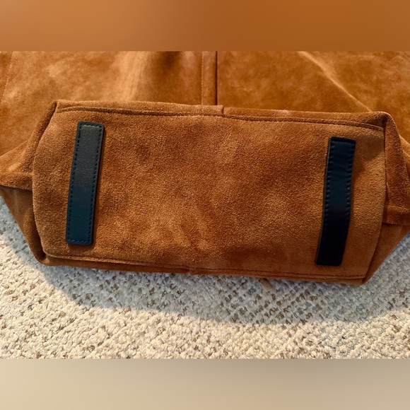 Allsaints Ara East West Suede Tote - Picture 3 of 9